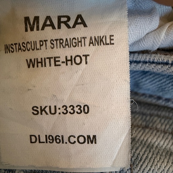 DL1961 Mara Instasculpt Straight Ankle Jeans | Size 28 | Light Wash - Picture 13 of 14